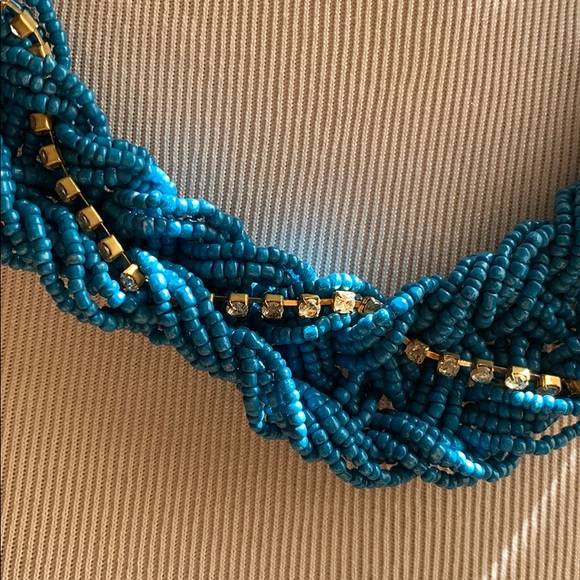 🌟$5 Braided Beaded Necklace - Picture 2 of 5